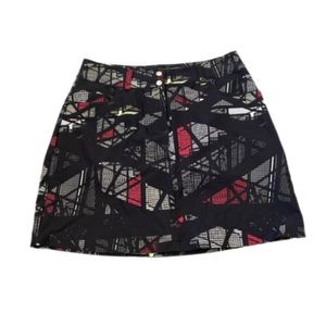 Slazenger Golf Geometric Print Skort Size 10 Golf Skort